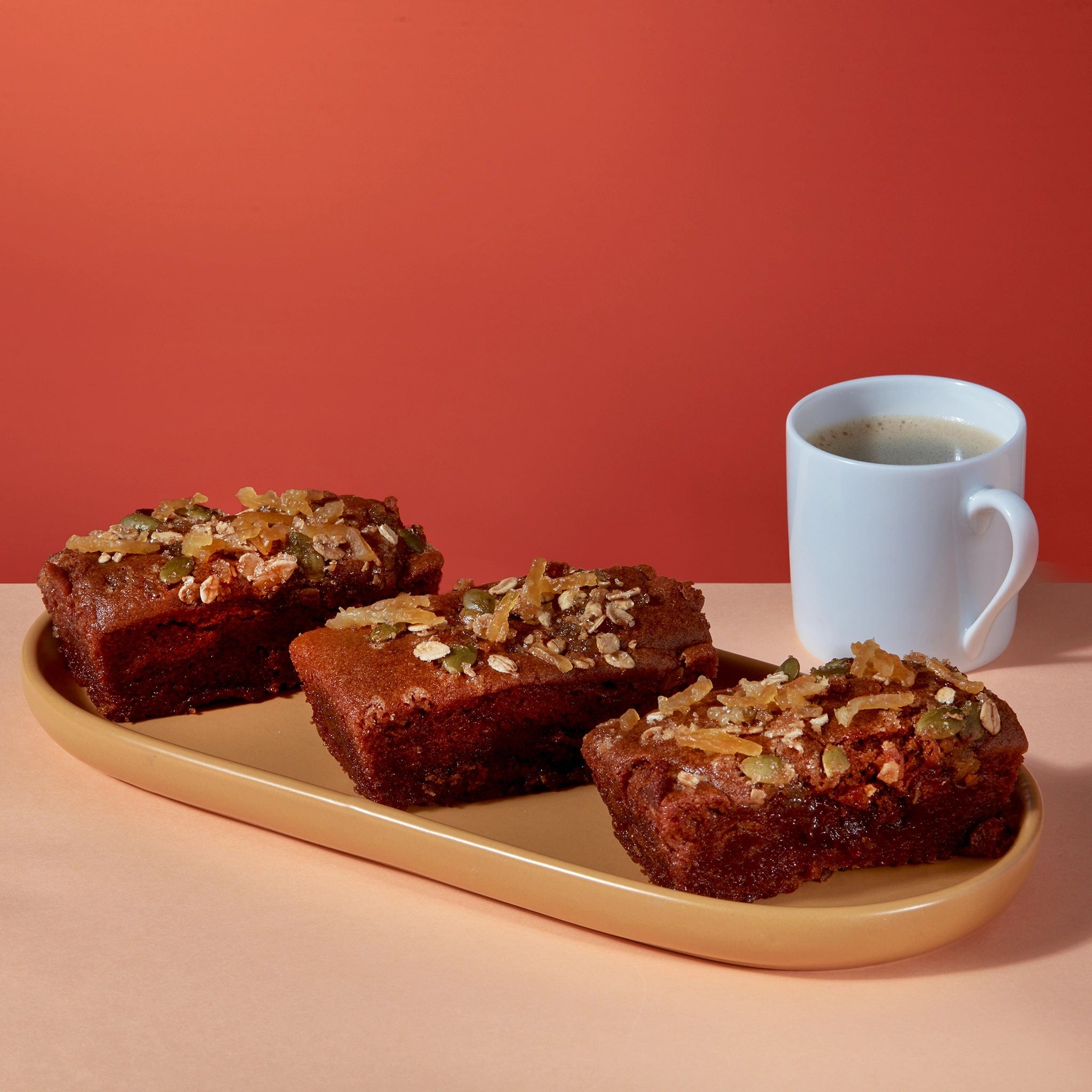 Vegan Sticky Ginger and Lemon Mini Loaf